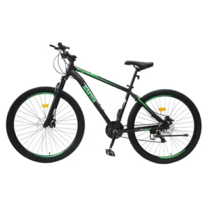Bicicleta R29" Saetta Alum Es002 Mountain Bike verde y negra
